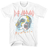 Def Leppard - Hysteria Faces - White  t-shirt