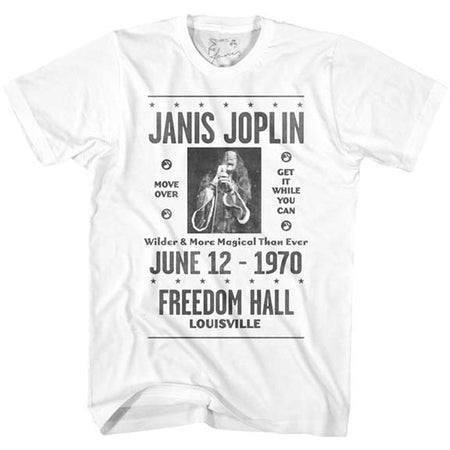 Janis Joplin - Louisville - White t-shirt