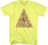 Def Leppard  - Leppardprint -  Neon Yellow Heather t-shirt
