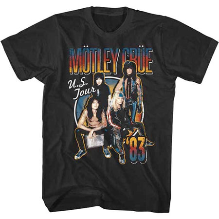 Motley Crue - US Tour 83 - Black t-shirt
