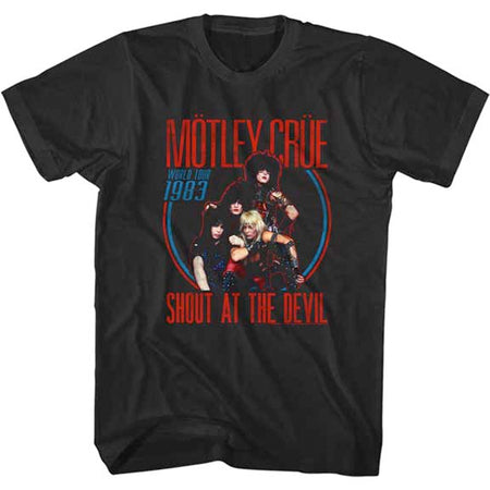 Motley Crue - 1983 - Black  t-shirt