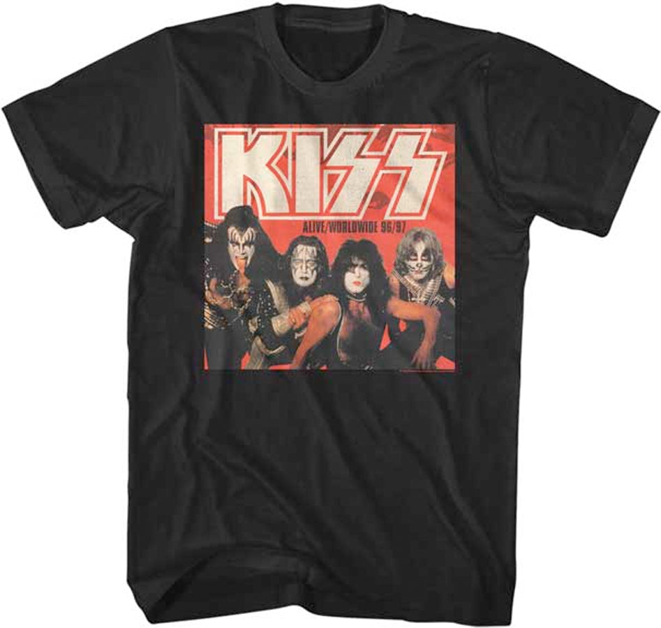 Kiss - Alive Worldwide - Black t-shirt