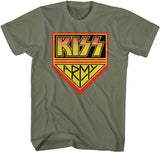Kiss - Kiss Army - Green t-shirt