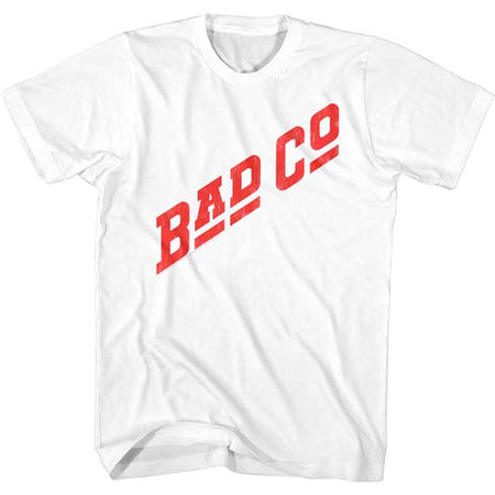 Bad Company - Red Logo - White  t-shirt