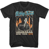 Billy Joel - In The City - NYC 1973 - Black  t-shirt