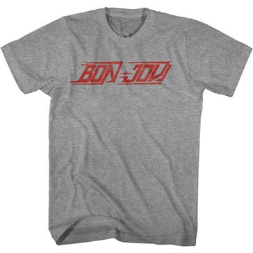 Bon Jovi - BJ Logo - Graphite Heather  t-shirt