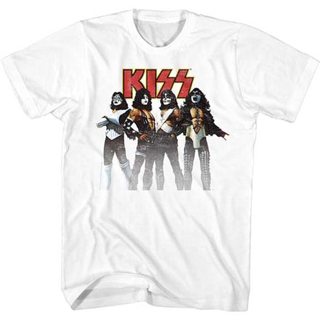 Kiss - Band - White t-shirt