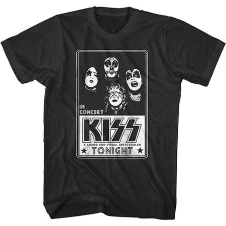 Kiss - Tonight - Black t-shirt