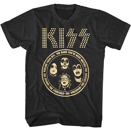 Kiss - From NYC - Black t-shirt