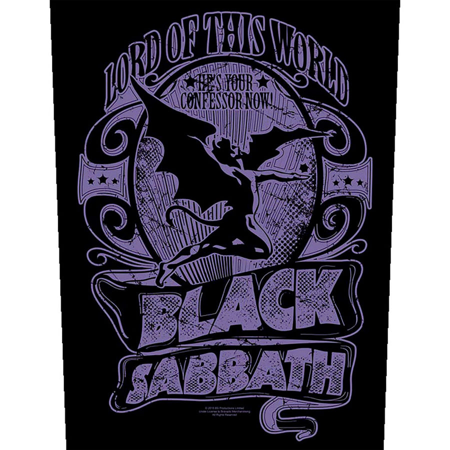 Black Sabbath - Lord Of This World - Back Patch