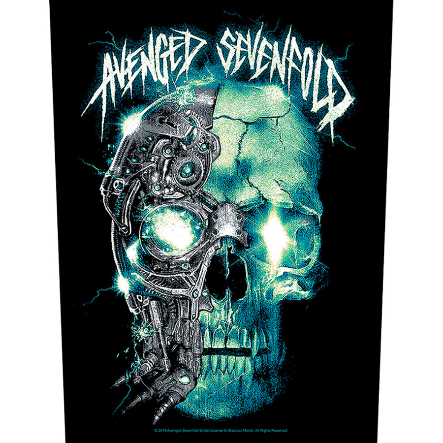 Avenged Sevenfold - Mechanical Skull - Back Patch