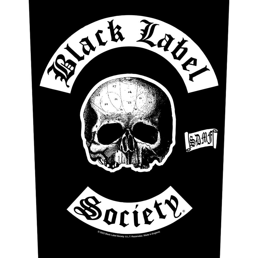 Black Label Society - SDMF - Back Patch