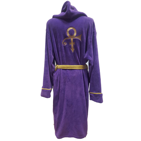 Prince - Symbol -  Hooded Fleece Bathrobe