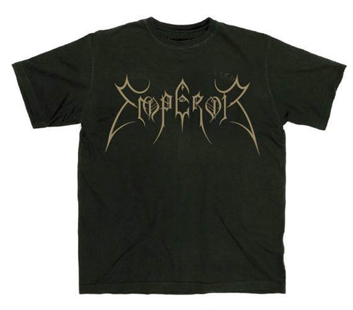 Emperor - Logo Gold  - Black t-shirt