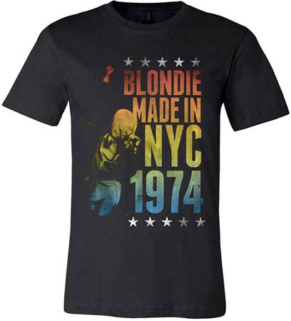 Blondie - Made In NYC - Black T-shirt