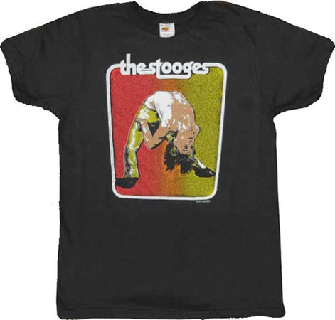 Iggy Pop - The Stooges - Bent Double - Black  t-shirt