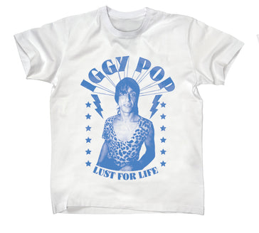 Iggy Pop - Lust For Life - White  t-shirt