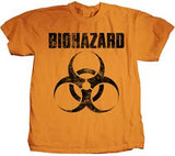 Biohazard - Classic Logo - Orange  t-shirt