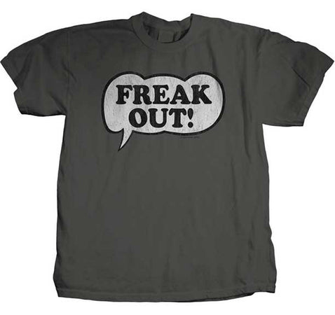 Frank Zappa - Freak Out Logo - Grey t-shirt
