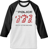 The Police - Ghost In The Machine -  Raglan Baseball Jersey t-shirt