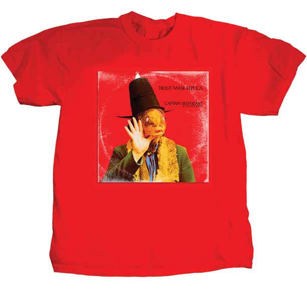 Captain Beefheart Trout Mask Replica Red t-shirt