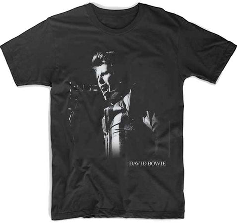 David Bowie On Stage-Black Lightweight t-shirt