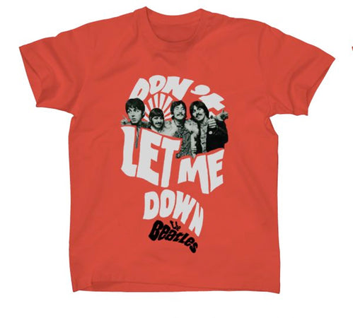 The Beatles - Don't Let Me Down - Red t-shirt