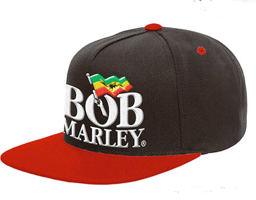 Bob Marley - 2 Tone Logo - Snapback OSFA Baseball Cap