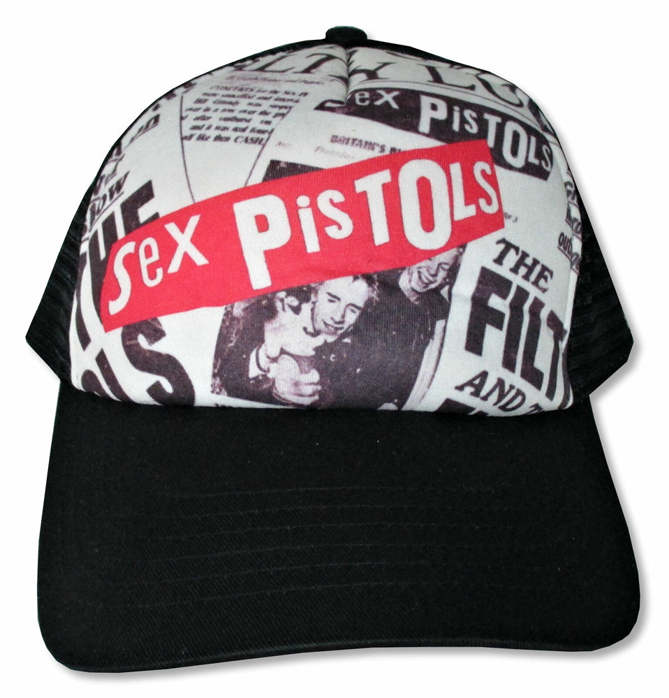 Sex Pistols - Filth and Fury - Black Trucker Baseball Cap
