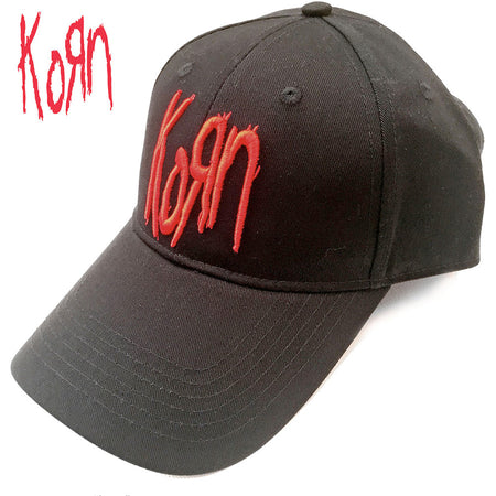 Korn -  Logo - Black OSFA Baseball Cap