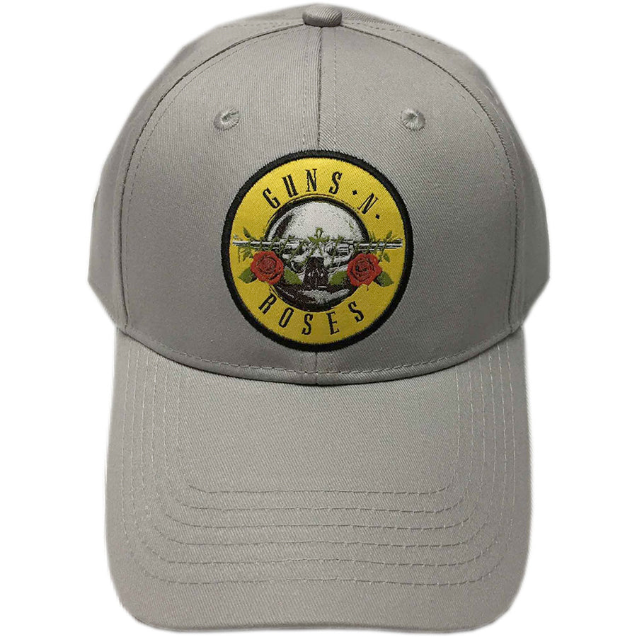 Guns N Roses - Circle Logo - Grey OSFA Baseball Cap