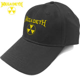 Megadeth - Hazard Logo - Black OSFA Baseball Cap