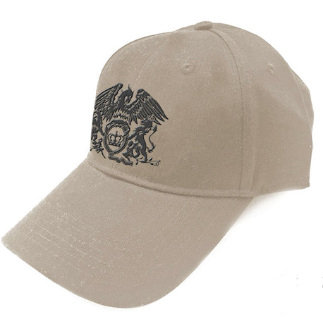 Queen - Crest Logo - Sand Baseball Cap