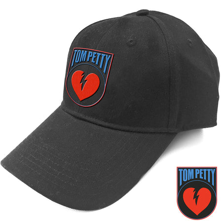 Tom Petty - Heart Break Logo - Black OSFA Baseball Cap