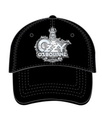 Ozzy Osbourne -  Crest Logo - Black OSFA Baseball Cap