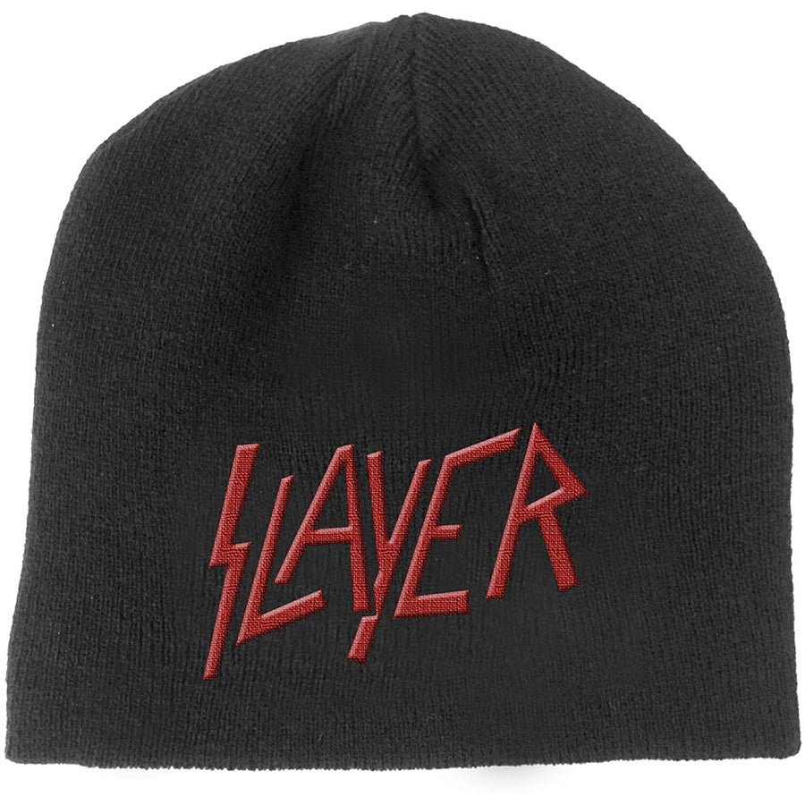 Slayer - Red Logo - Black Ski Cap Beanie