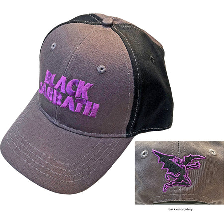 Black Sabbath - Wavy Logo - 2 Tone OSFA Black/Charcoal Snapback Baseball Cap