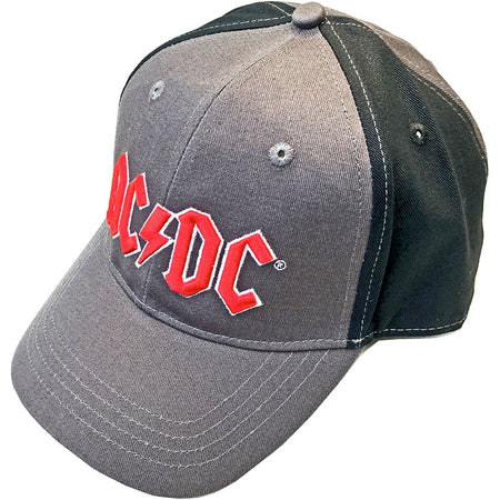 AC/DC - Red Logo - 2 Tone Baseball Cap