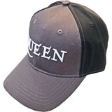 Queen -  Logo - 2 Tone-Charcoal Grey and Black OSFA Baseball Cap