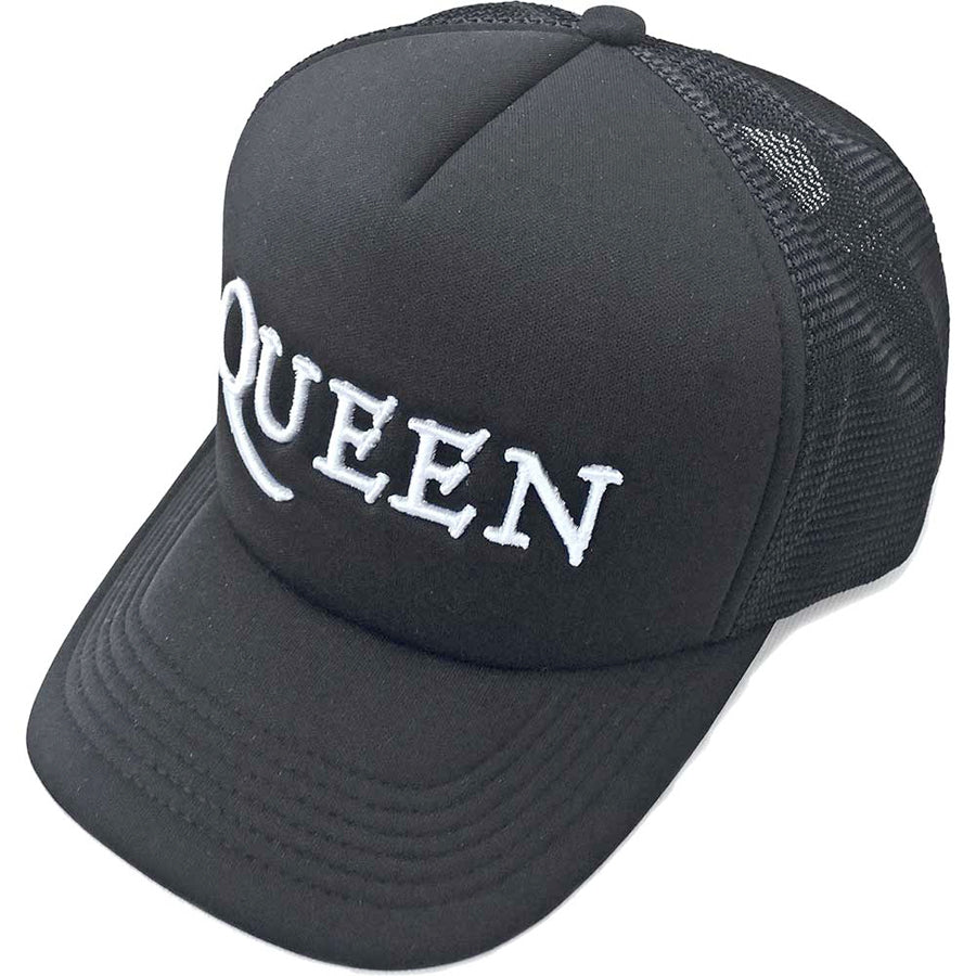 Queen - Logo - Black OSFA Mesh Back Baseball Cap