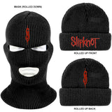 Slipknot -  Logo - Black Mask Ski Cap Beanie