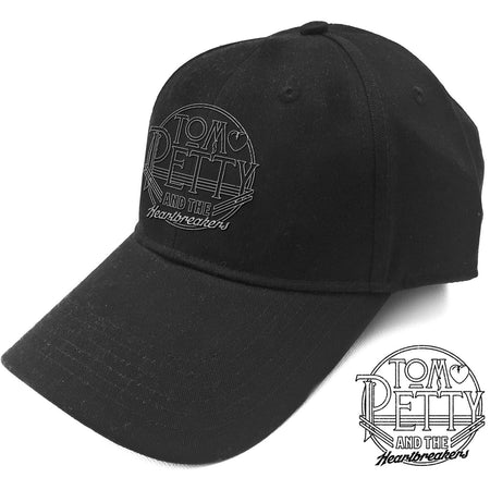 Tom Petty - Circle Logo - Black OSFA Baseball Cap