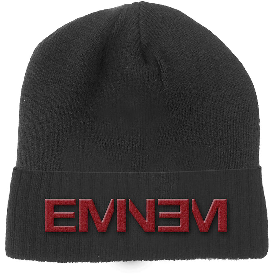 Eminem -  Logo - Black Ski Cap Beanie