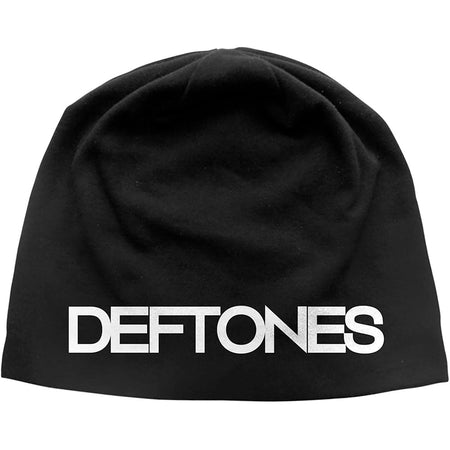 Deftones -  Logo - Black Ski Cap Beanie