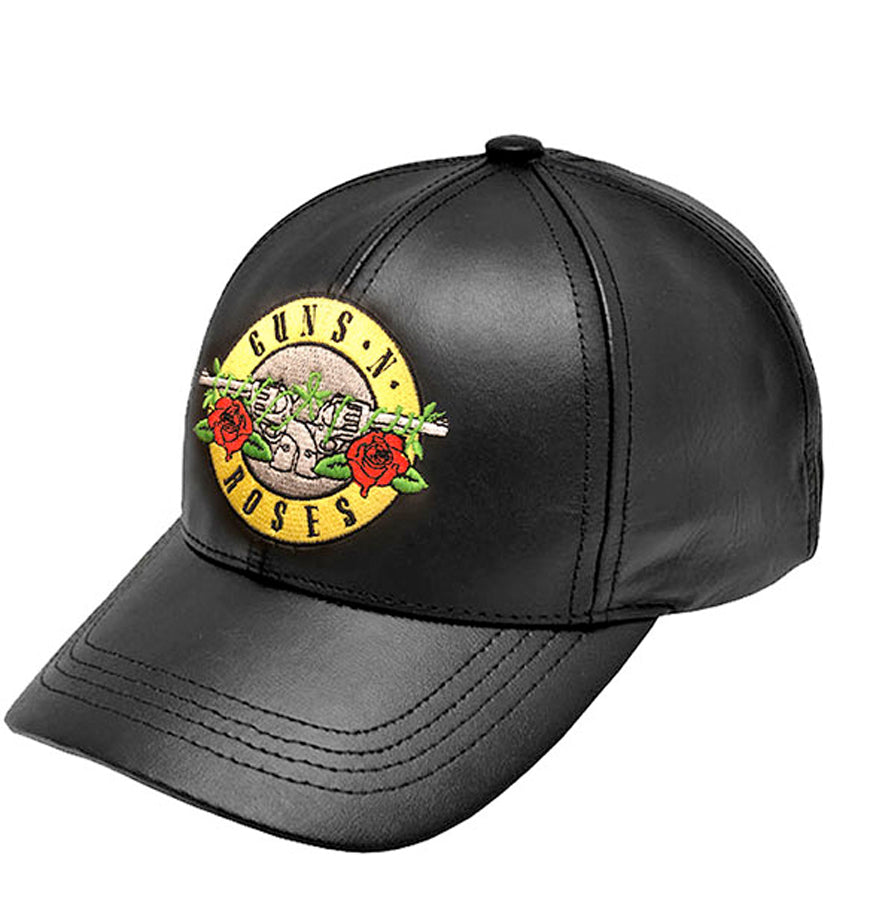 Guns N Roses - GNFNRS Faux Leather - OSFA Baseball Cap