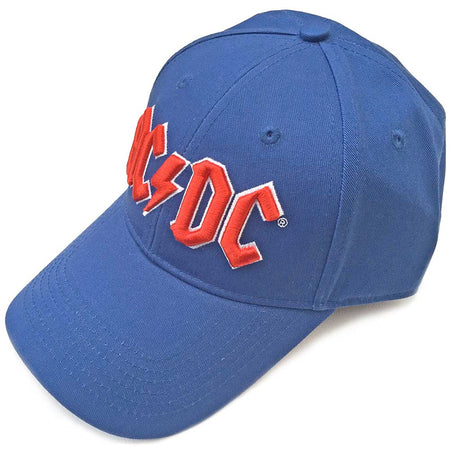 AC/DC - Red Logo - Blue OSFA Baseball Cap