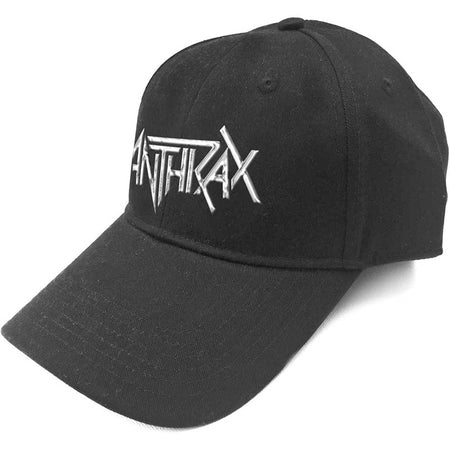 Anthrax - Sonic Silver Logo - Black Baseball Cap