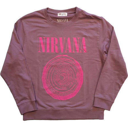 Nirvana-Kurt Cobain - Vestibule - Purple Crew Sweatshirt
