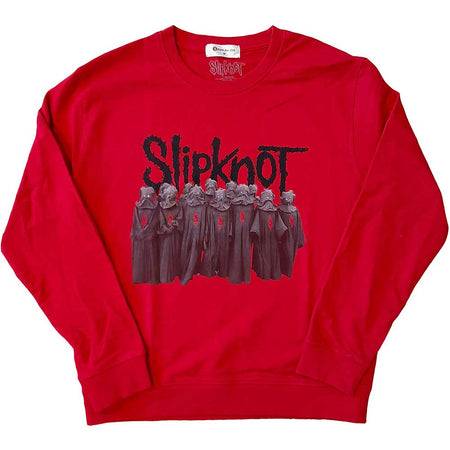 Slipknot - Choir with Backprint - Red Crew Sweatshirt