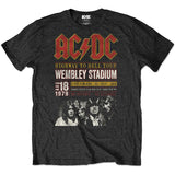 AC/DC - Eco-Tee-Wembley 79 - Black T-shirt